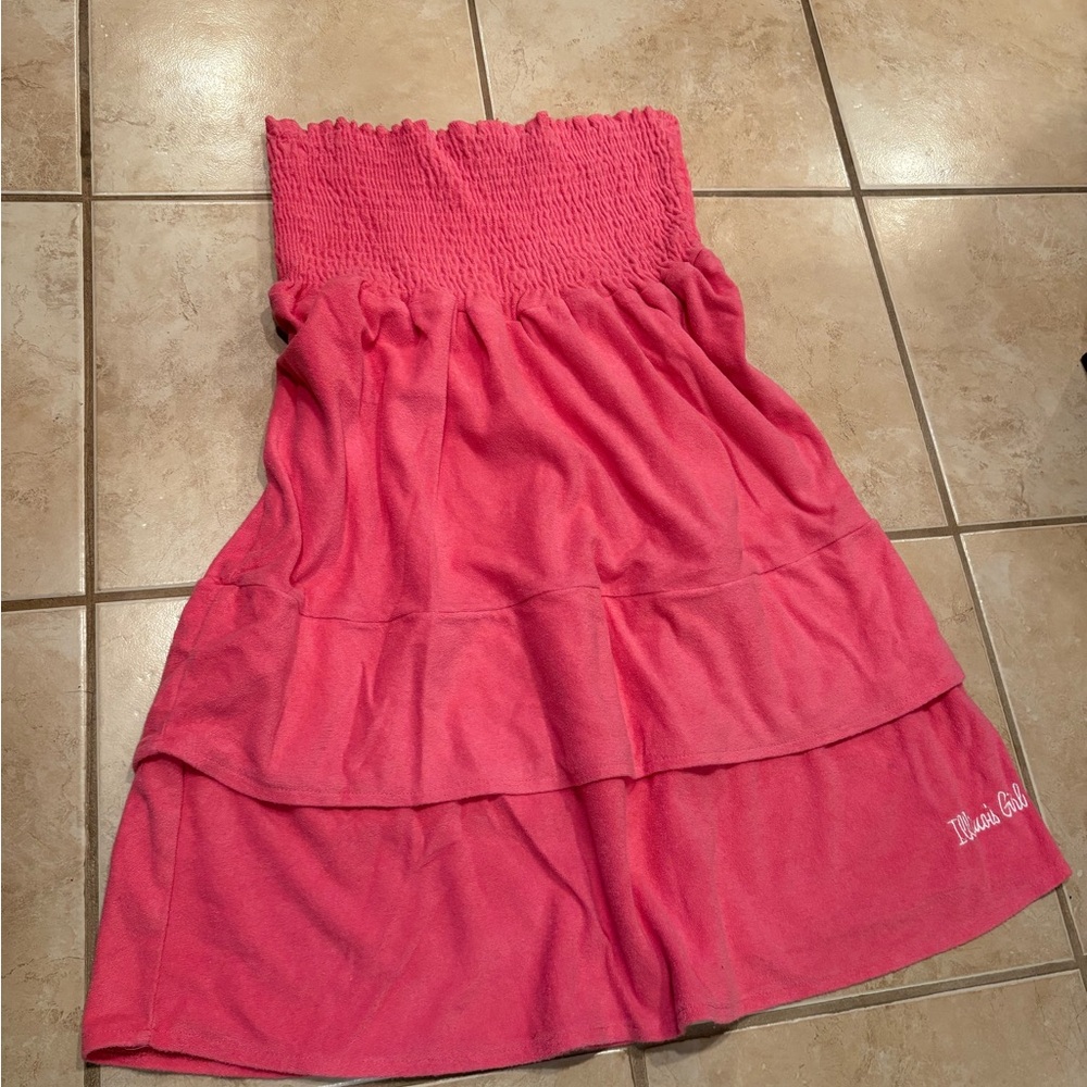 Strapless Pink Dress